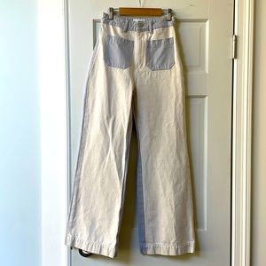 Rolla’s Blue and Cream Sailor Jeans